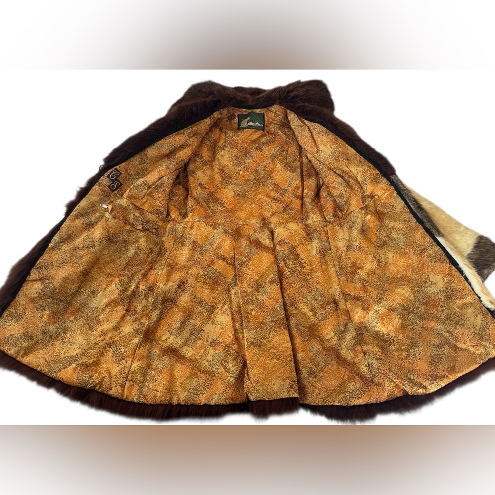 Vintage David green Anchorage Patchwork Genuine F… - image 4